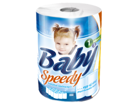 Baby Speedy 1 tekercses 3 rétegű konyhai kéztörlő