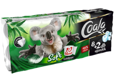 Coala Soft 8+2 tekercses 3 rétegű Egészségügyi papír
